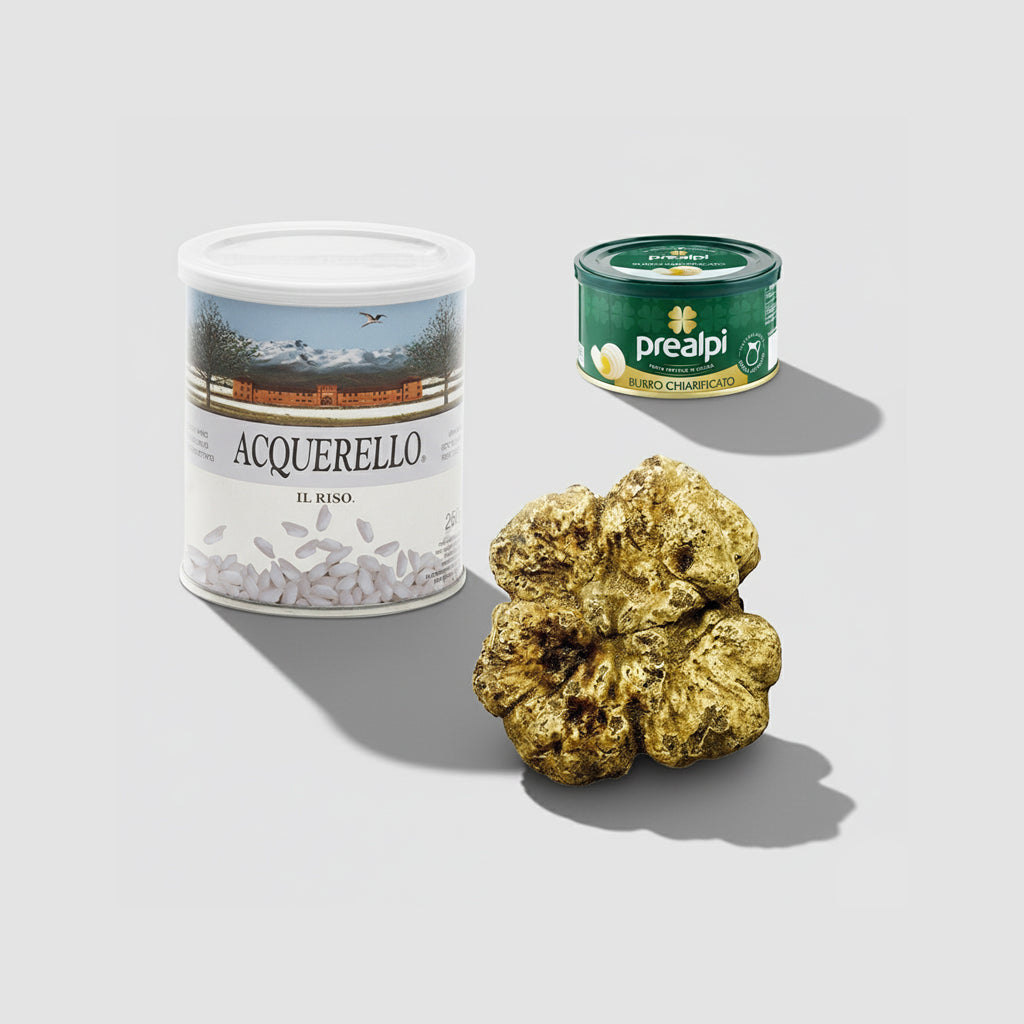 Riso, Burro e Tartufo Bianco  5/10 g