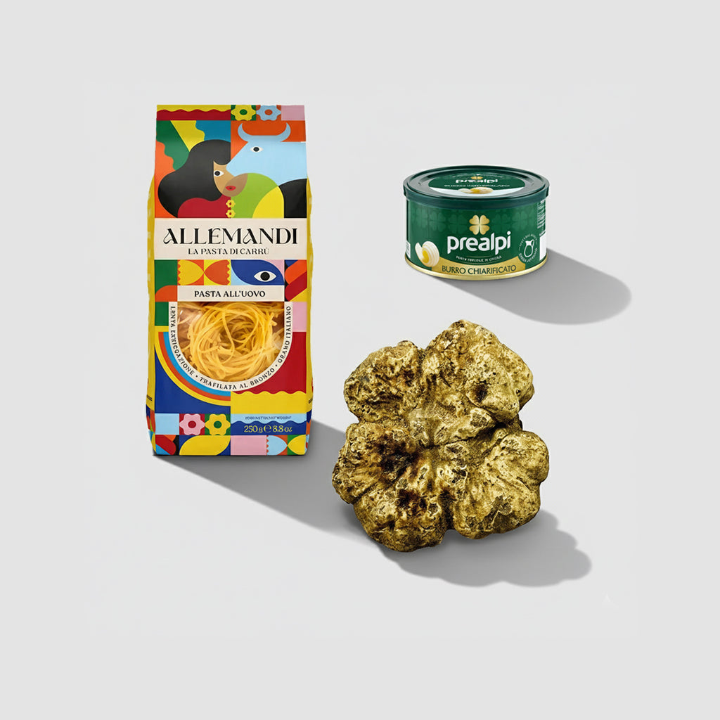 Tajarin, Burro e Tartufo Bianco 5/10 g